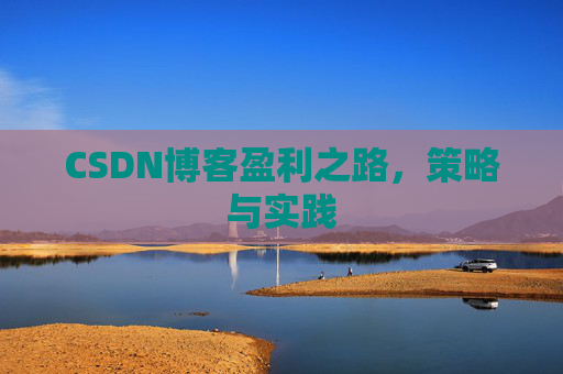 CSDN博客盈利之路，策略与实践