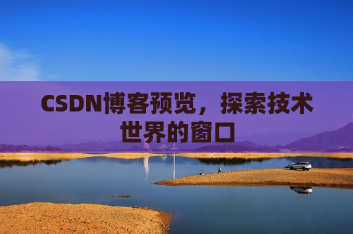 CSDN博客预览,探索技术世界的窗口